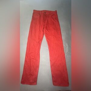 Levis 501 Vintage Coral Light Pants Jeans Denim Baggy